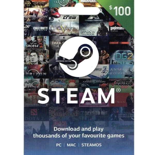 Steam Physical Gift Cards (Express Delivery)