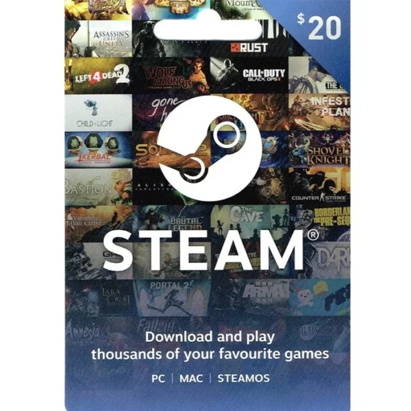 Steam Physical Gift Cards (Express Delivery) - Image 2