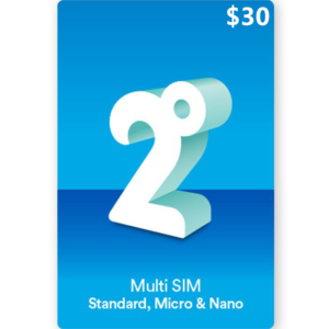 2degrees Mobile $30 NZD Prepay Digital Top Up Vouchers (Email Delivery)
