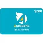 4 Seasons Home & Leisure $200 NZD Physical Gift Card (Express Delivery)