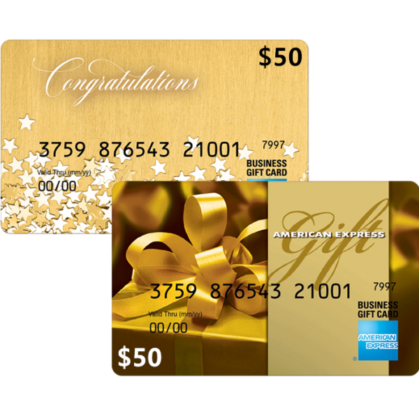 American Express $50 USD Digital Prepaid Gift Cards (Email Delivery)