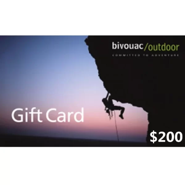 Bivouac Outdoor $200 NZD Physical Gift Card (Express Delivery)