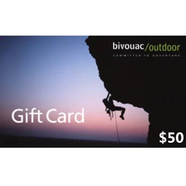 Bivouac Outdoor $50 NZD Physical Gift Card (Express Delivery)