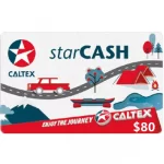 Caltex StarCash $80 NZD Physical Gift Card (Express Delivery)