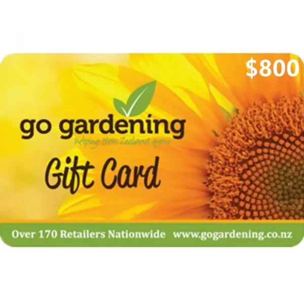 Go Gardening $800 NZD Physical Gift Card (Express Delivery) - Image 3