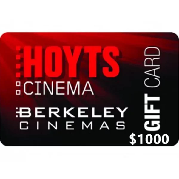 Hoyts Cinemas $1000 NZD Physical Gift Card (Express Delivery)