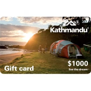 Kathmandu $1000 NZD Physical Gift Card (Express Delivery)