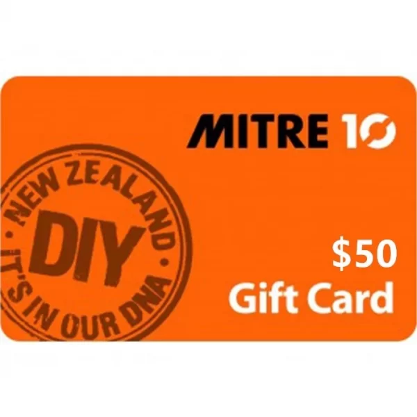 Mitre 10 $50 NZD Physical Gift Card (Express Delivery)