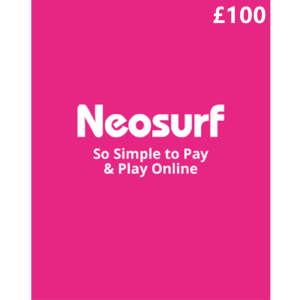 Neosurf £100 GBP Digital Prepaid Gift Cards (Email Delivery) - Image 2