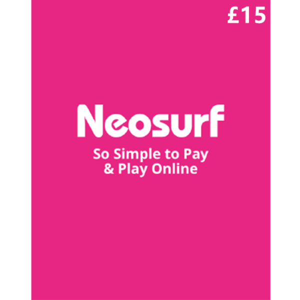 Neosurf £15 GBP Digital Prepaid Gift Cards (Email Delivery) - Image 2