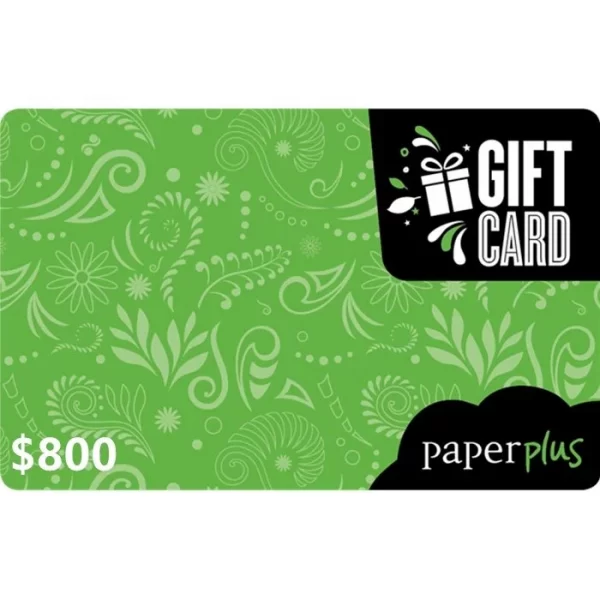Paper Plus $800 NZD Physical Gift Card (Express Delivery)