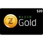 Razer Gold $20 USD Digital Prepaid Gift Cards (Email Delivery)