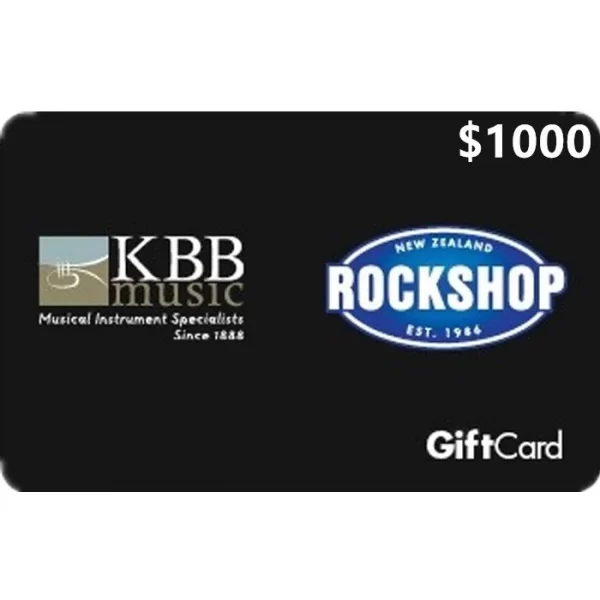 Rockshop $1000 NZD Physical Gift Card (Express Delivery)