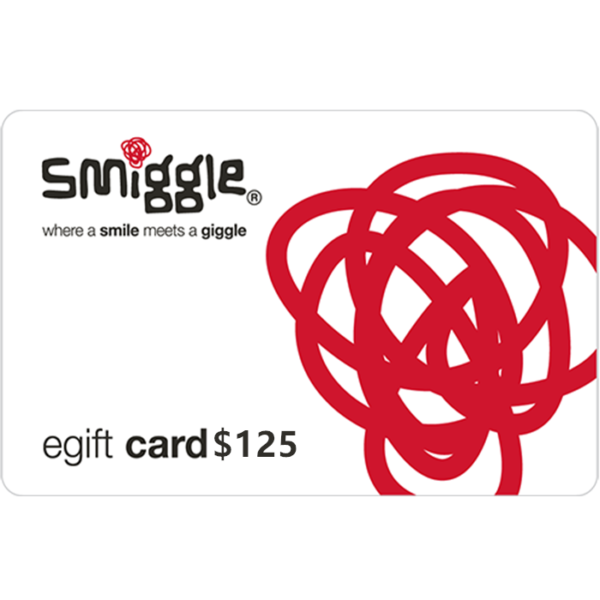 Smiggle $125 NZD Digital Gift Cards (Email Delivery)