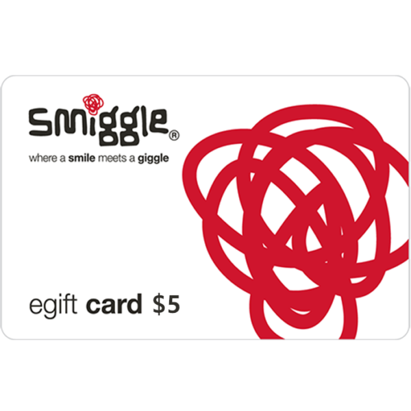 Smiggle $5 NZD Digital Gift Cards (Email Delivery)