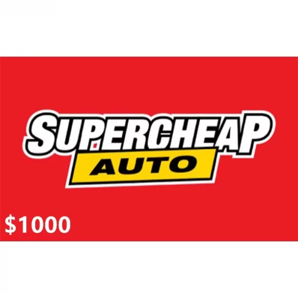 SuperCheap Auto $1000 NZD Digital eGift Card (Email Delivery)