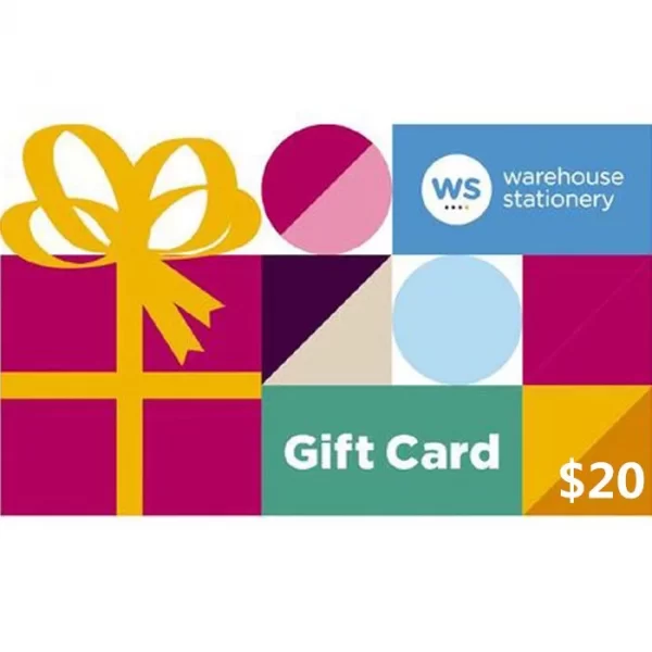 Warehouse Stationery $20 NZD Physical Gift Card (Express Delivery)