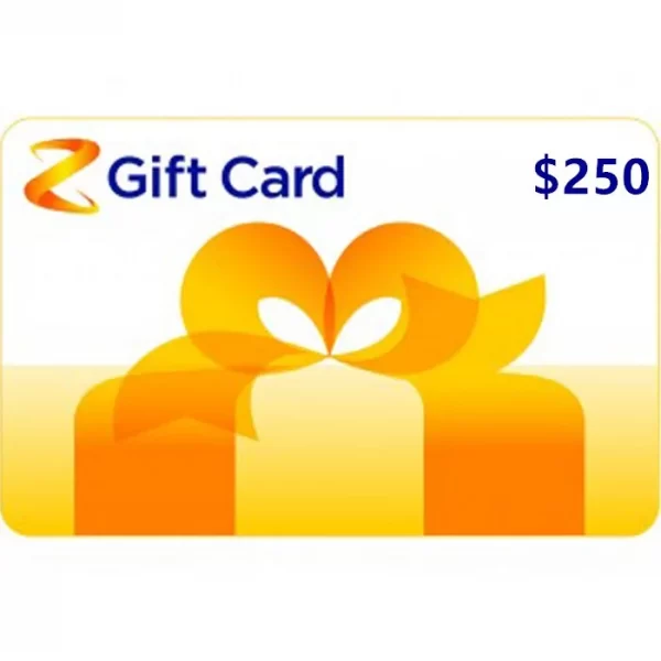 Z Energy $250 NZD Physical Gift Card (Express Delivery)