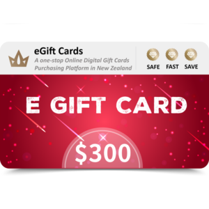 eGift Cards $300 NZD E Gift Card Discount (Email Delivery)