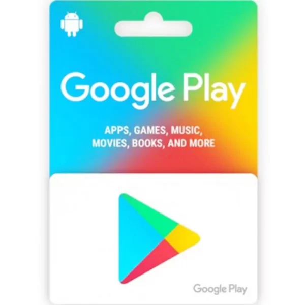 Google Play Physical Gift Cards New Zealand Region (Express Delivery)