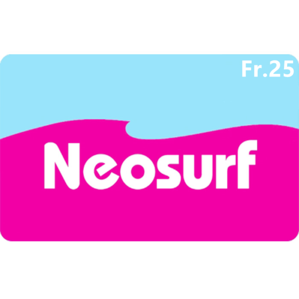 Neosurf Fr.25 CHF Digital Voucher/Gift Card (Email Delivery)