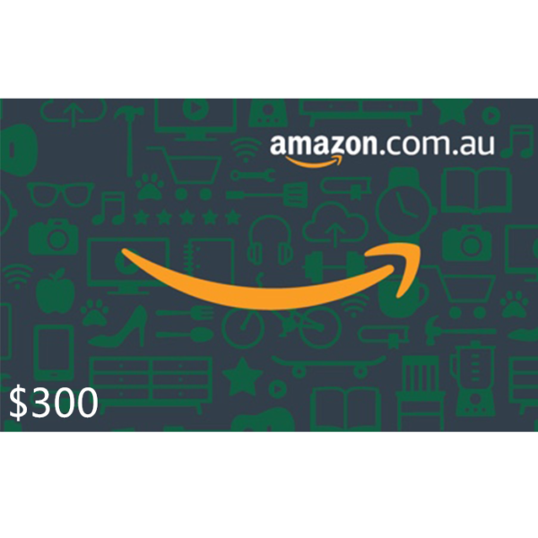 Amazon $300 AUD Digital Gift Card/Voucher (Email Delivery) - Image 2