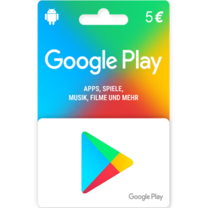 Google Play €5 EUR (AT) Digital Gift Card (Email Delivery)