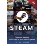 Steam €5 EUR Digital Gift Card (Email Delivery)