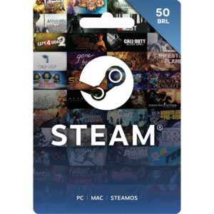 Steam R$50 BRL (BR) Digital Gift Card (Email Delivery)