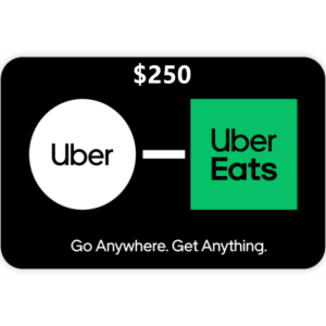 Uber Gift Card 250 NZD Digital Gift Cards Email Delivery